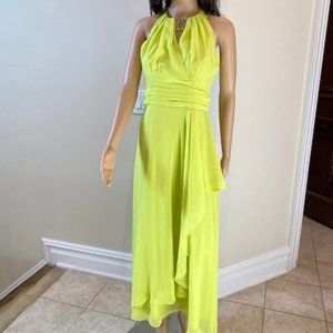 Belle Badgley Mischka Neon Dress